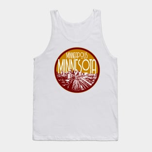 Minneapolis Skyline Decal Tank Top